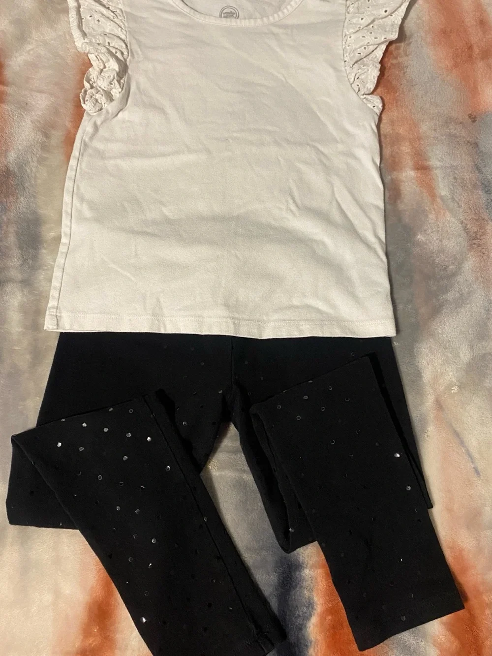 Black Leggings with Top